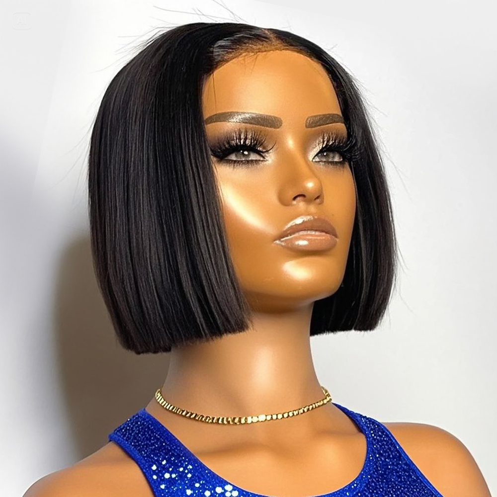 Women'S Shoes Bobs - 250% Density Straight Short Bob Wig