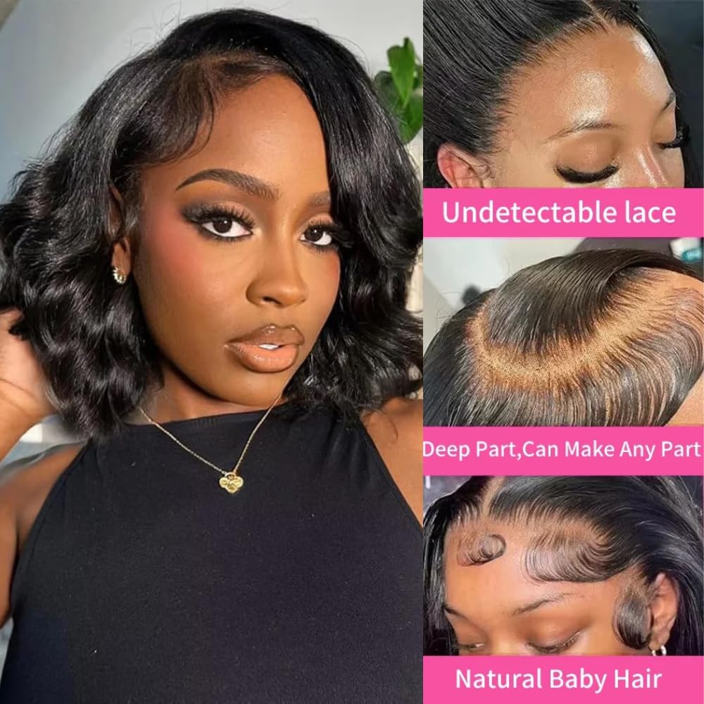 Short Bob Human Hair Body Wave - Women'S Shoes Bobs ulasan dan harga