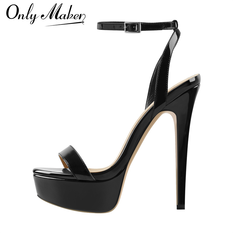 Onlymaker Women Platform Stile - Ankle Strap Heels ulasan dan harga
