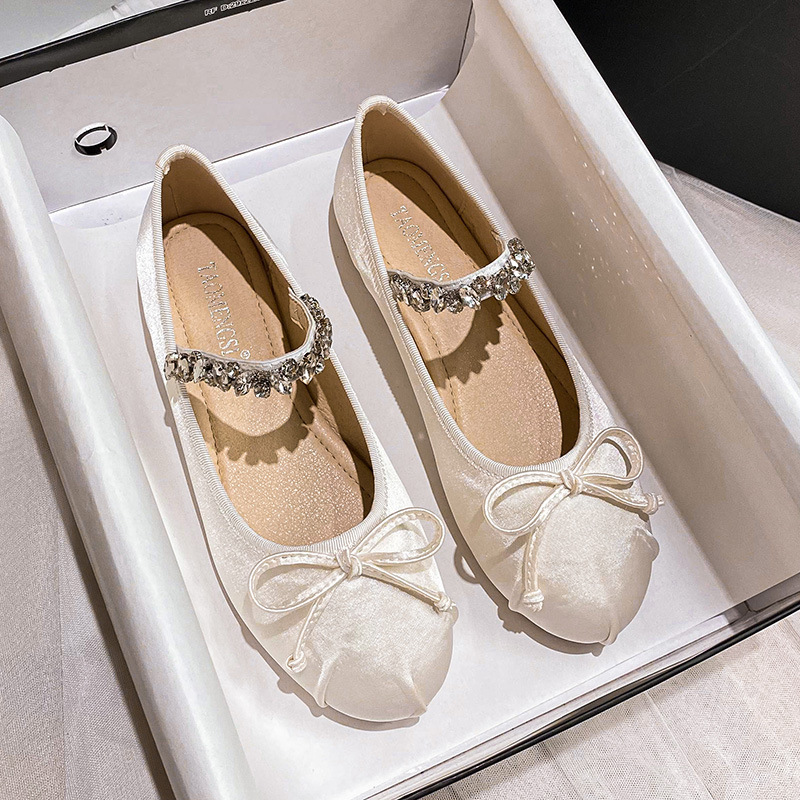 Elastic Rhinestone Band Mary J - Ballet Flat Women ulasan dan harga