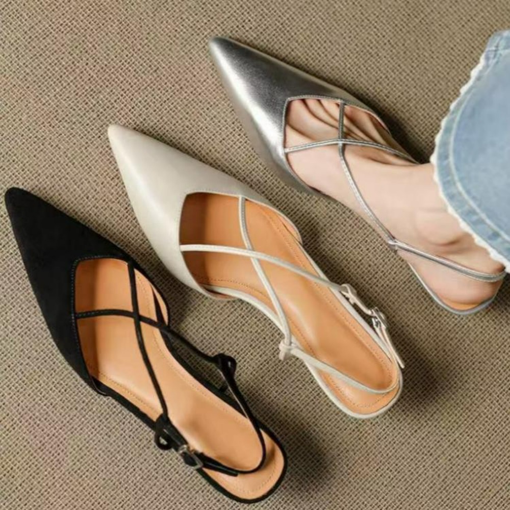 2026 New Style Pointed Toe Low - Women Shoes Mules ulasan dan harga