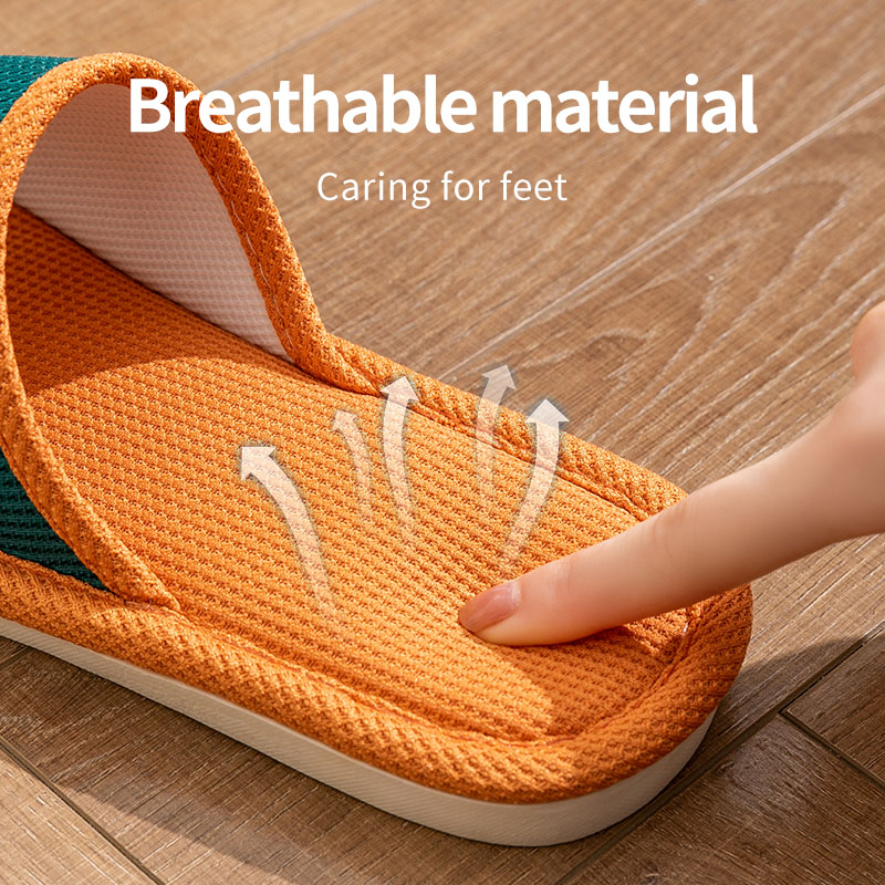 Waffle Linen Slippers Women Me - Women Shoes Mules ulasan dan harga