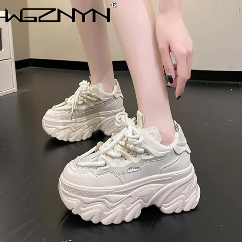 8.5CM New High Platform Sneake - Women Shoes Qc ulasan dan harga
