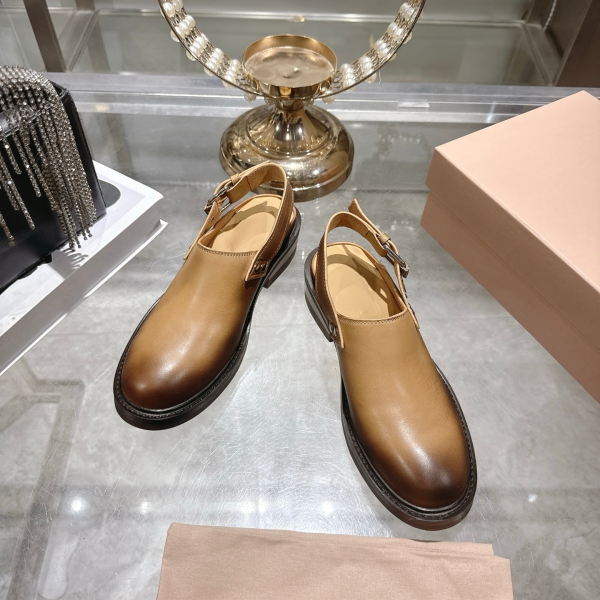 2026 High Quality Round Head R - Ankle Strap Heels ulasan dan harga
